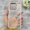 قاب گوشی Redmi 9C - Redmi 10A - Poco C3 شیائومی اورجینال متال کیس Metal طرح پشت طلق شفاف دور سیلیکونی گلبهی کد 96604