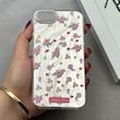 قاب گوشی iPhone 7 - iPhone 8 - iPhone SE 2020 - iPhone SE 2022 آیفون پشت طلق HARD براق IMD فانتزی لیزری کپسولی طرح گل کد 120335