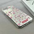 قاب گوشی iPhone 7 - iPhone 8 - iPhone SE 2020 - iPhone SE 2022 آیفون پشت طلق HARD براق IMD فانتزی لیزری کپسولی طرح گل کد 120335