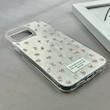 قاب گوشی iPhone 12 Pro Max آیفون پشت طلق HARD براق IMD فانتزی لیزری کپسولی طرح گل کد 120414