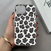 قاب گوشی iPhone 12 Pro Max آیفون پشت طلق HARD براق IMD فانتزی لیزری کپسولی طرح پلنگی کد 120423
