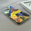 قاب گوشی iPhone 16 Pro Max آیفون پشت طلق HARD براق IMD فانتزی لیزری کپسولی طرح شب پرستاره کد E21-120426