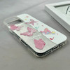 قاب گوشی iPhone 16 Pro Max آیفون پشت طلق HARD براق IMD فانتزی لیزری کپسولی طرح پروانه کد E21-120432