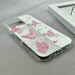قاب گوشی iPhone 16 Pro Max آیفون پشت طلق HARD براق IMD فانتزی لیزری کپسولی طرح پروانه کد E21-120432