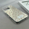 قاب گوشی iPhone 16 Pro Max آیفون پشت طلق HARD براق IMD فانتزی لیزری کپسولی طرح گل کد E21-120440