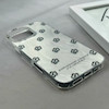 قاب گوشی iPhone 16 Pro Max آیفون پشت طلق HARD براق IMD فانتزی لیزری کپسولی طرح گل کد E21-120441