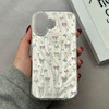 قاب گوشی iPhone 17 آیفون پشت طلق HARD براق IMD فانتزی لیزری کپسولی طرح پاپیون کد E21-120462