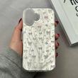 قاب گوشی iPhone 17 آیفون پشت طلق HARD براق IMD فانتزی لیزری کپسولی طرح پاپیون کد E21-120462