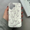 قاب گوشی iPhone 17 آیفون پشت طلق HARD براق IMD فانتزی لیزری کپسولی طرح پاپیون کد E21-120463