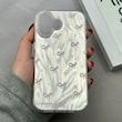 قاب گوشی iPhone 17 آیفون پشت طلق HARD براق IMD فانتزی لیزری کپسولی طرح پاپیون کد E21-120463