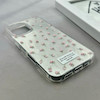قاب گوشی iPhone 16 آیفون پشت طلق HARD براق IMD فانتزی لیزری کپسولی طرح گل کد E21-120479