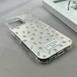 قاب گوشی iPhone 16 آیفون پشت طلق HARD براق IMD فانتزی لیزری کپسولی طرح گل کد E21-120479