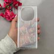 قاب گوشی Redmi Note 14 Pro 4G شیائومی طلقی شفاف هولوگرامی طرح سه بعدی قلبی پروانه کد E10-96799