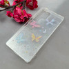 قاب گوشی Galaxy S25 Ultra سامسونگ طلقی شفاف هولوگرامی طرح سه بعدی قلبی پروانه کد E10-96823