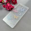 قاب گوشی Galaxy S25 Ultra سامسونگ طلقی شفاف هولوگرامی طرح سه بعدی قلبی پروانه کد E10-96823