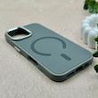 قاب گوشی iPhone 17 آیفون اورجینال Premium Case پشت سیلیکونی پاک کنی مگ سیف اورجینال لنزمتال طوسی کد E21-119406