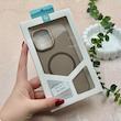 قاب گوشی iPhone 17 آیفون اورجینال Premium Case پشت سیلیکونی پاک کنی مگ سیف اورجینال لنزمتال نسکافه ای کد E21-119407