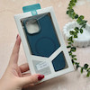 قاب گوشی iPhone 17 آیفون اورجینال Premium Case پشت سیلیکونی پاک کنی مگ سیف اورجینال لنزمتال سرمه ای کد E21-119408