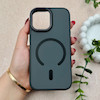 قاب گوشی iPhone 17 آیفون اورجینال Premium Case پشت سیلیکونی پاک کنی مگ سیف اورجینال لنزمتال مشکی کد E21-119409