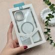 قاب گوشی iPhone 16 آیفون اورجینال Premium Case پشت سیلیکونی پاک کنی مگ سیف اورجینال لنزمتال سفید کد E21-119412