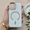 قاب گوشی iPhone 16 آیفون اورجینال Premium Case پشت سیلیکونی پاک کنی مگ سیف اورجینال لنزمتال سفید کد E21-119412