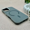 قاب گوشی iPhone 16 آیفون اورجینال Premium Case پشت سیلیکونی پاک کنی مگ سیف اورجینال لنزمتال طوسی کد E21-119413