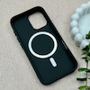 قاب گوشی iPhone 16 آیفون اورجینال Premium Case پشت سیلیکونی پاک کنی مگ سیف اورجینال لنزمتال مشکی کد E21-119414