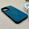 قاب گوشی iPhone 16 آیفون اورجینال Premium Case پشت سیلیکونی پاک کنی مگ سیف اورجینال لنزمتال سرمه ای کد E21-119415