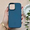 قاب گوشی iPhone 16 آیفون اورجینال Premium Case پشت سیلیکونی پاک کنی مگ سیف اورجینال لنزمتال سرمه ای کد E21-119415