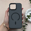 قاب گوشی iPhone 16 Pro Max آیفون اورجینال Premium Case پشت سیلیکونی پاک کنی مگ سیف اورجینال لنزمتال مشکی کد E21-119447
