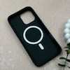 قاب گوشی iPhone 16 Pro Max آیفون اورجینال Premium Case پشت سیلیکونی پاک کنی مگ سیف اورجینال لنزمتال مشکی کد E21-119447