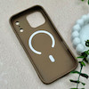 قاب گوشی iPhone 17 Pro Max آیفون اورجینال Premium Case پشت سیلیکونی پاک کنی مگ سیف اورجینال لنزمتال نسکافه ای کد E21-119452