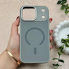 قاب گوشی iPhone 17 Pro Max آیفون اورجینال Premium Case پشت سیلیکونی پاک کنی مگ سیف اورجینال لنزمتال طوسی کد E21-119455