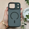 قاب گوشی iPhone 17 Pro Max آیفون اورجینال Premium Case پشت سیلیکونی پاک کنی مگ سیف اورجینال لنزمتال مشکی کد E21-119456
