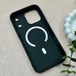 قاب گوشی iPhone 17 Pro Max آیفون اورجینال Premium Case پشت سیلیکونی پاک کنی مگ سیف اورجینال لنزمتال مشکی کد E21-119456