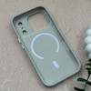 قاب گوشی iPhone 17 Pro آیفون اورجینال Premium Case پشت سیلیکونی پاک کنی مگ سیف اورجینال لنزمتال سفید کد 119458