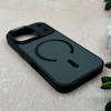 قاب گوشی iPhone 17 Pro آیفون اورجینال Premium Case پشت سیلیکونی پاک کنی مگ سیف اورجینال لنزمتال مشکی کد 119459
