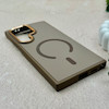 قاب گوشی Galaxy S24 Ultra سامسونگ اورجینال Premium Case پشت سیلیکونی پاک کنی مگ سیف اورجینال لنزمتال نسکافه ای کد 119475