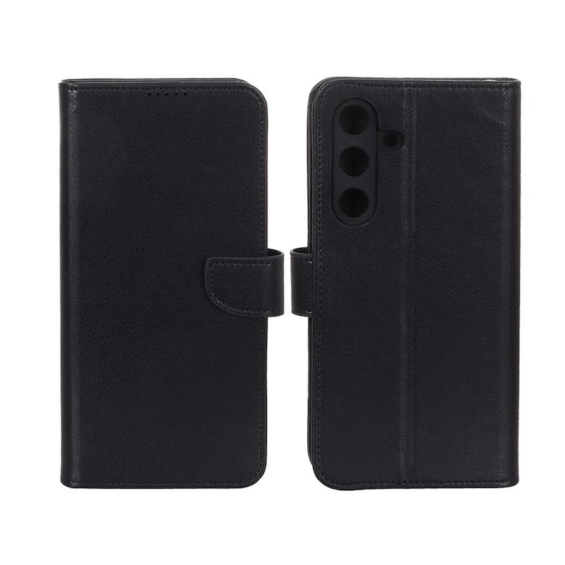 کیف گوشی Galaxy S25 FE سامسونگ مگنتی طرح چرم کتابی مشکی کد 96915