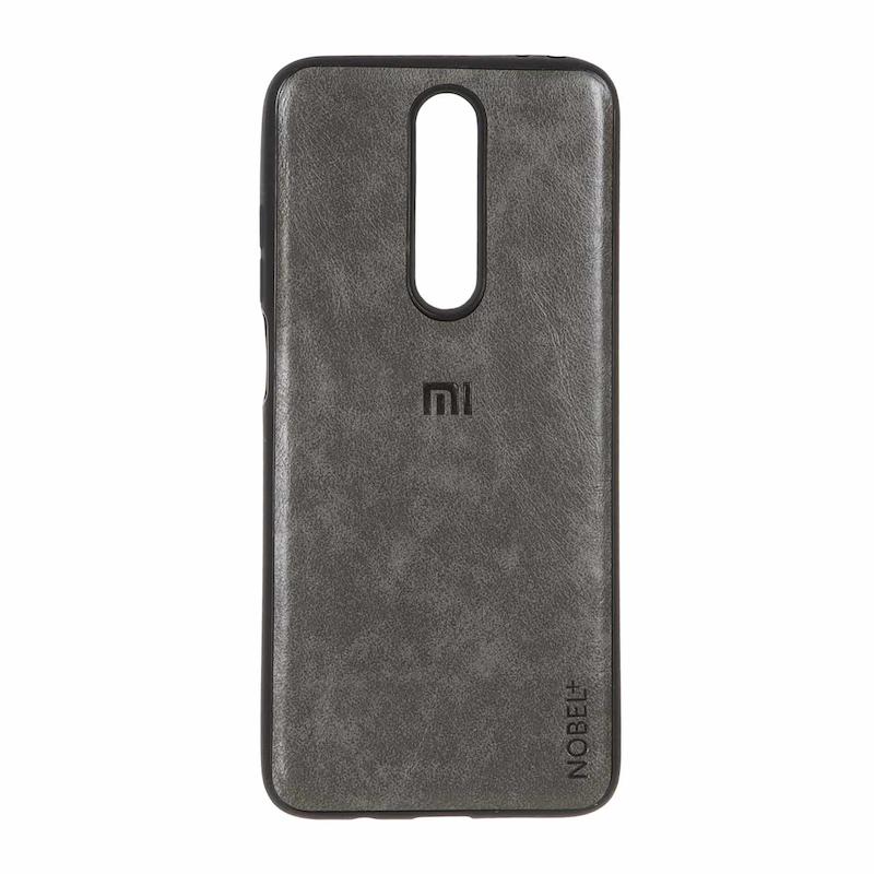 قاب گوشی Redmi K30 - Poco X2 شیائومی NPA طرح چرمی ساده کلاسیک خاکستری کد 96934