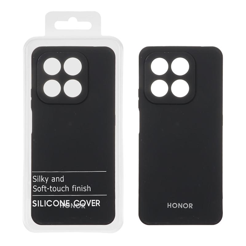 قاب گوشی Honor X7D آنر سیلیکونی جدید های کپی زیر بسته محافظ لنزدار مشکی کد 96949