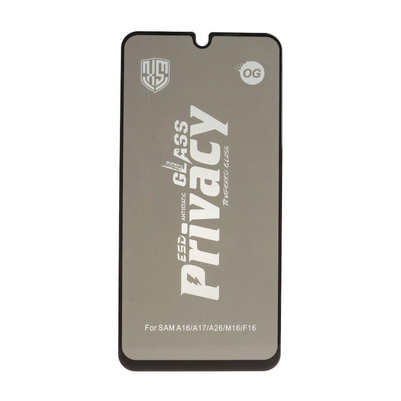 گلس گوشی Galaxy A16 - A17 - A26 - M16 - F16 سامسونگ شیشه ای OG مدل پرایوسی Privacy سری ESD اورجینال کد 96979