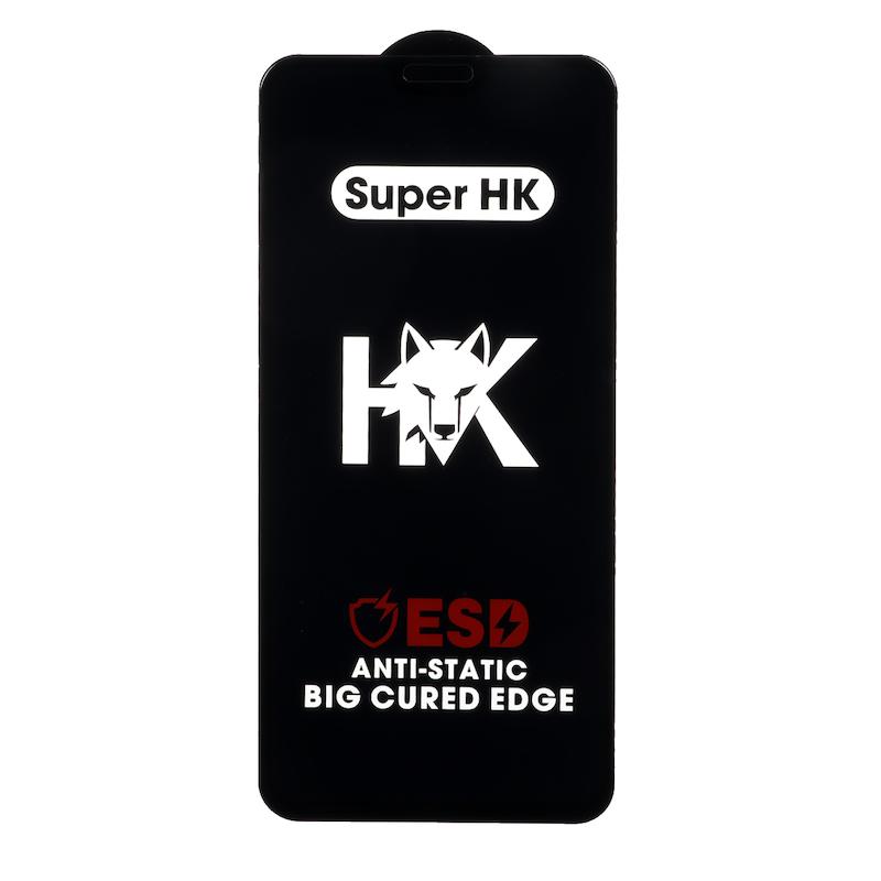 گلس گوشی Huawei Y9 2019  - Y8S - Honor 8X هوآوی شیشه ای فول کاور HK ESD ANTI STATIC دور تراش Full Cover Super 9D اورجینال کد 97050