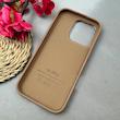 قاب گوشی iPhone 16 Pro آیفون اورجینال Leather Case لدر کیس Q Series مگ سیف دار نسکافه ای کد 97137