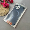 قاب گوشی iPhone 16 Pro Max آیفون اورجینال Leather Case لدر کیس Q Series مگ سیف دار سرمه ای کد E21-97142
