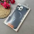 قاب گوشی iPhone 16 Pro Max آیفون اورجینال Leather Case لدر کیس Q Series مگ سیف دار سرمه ای کد E21-97142