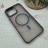 قاب گوشی iPhone 16 Pro Max آیفون ضدضربه اورجینال Camera Protection مگ سیف دار مات خاکستری کد 97145