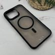 قاب گوشی iPhone 16 Pro Max آیفون ضدضربه اورجینال Camera Protection مگ سیف دار مات مشکی کد 97146