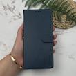 کیف گوشی Honor X7A آنر مگنتی اورجینال Crystal چرم کتابی جاکارتی دار محافظ لنزدار سرمه ای دارای بند کد 97246