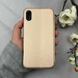 کیف مگنتی گوشی iPhone X - iPhone XS آیفون طرح چرم کتابی طلایی کد 97256
